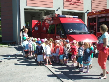 Dzień Dziecka ze strażakami z Łękawicy - zdjęcie10