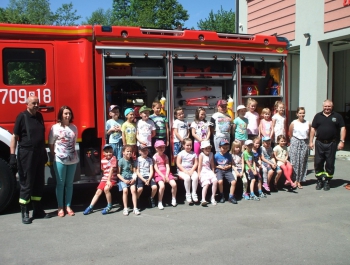 Dzień Dziecka ze strażakami z Łękawicy - zdjęcie4