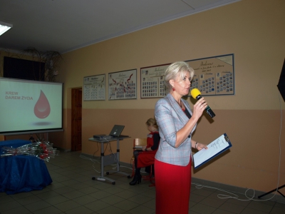 Spotkanie w ramach Dni Honorowego Krwiodawstwa w Zespole Szkół w Łękawicy - zdjęcie2